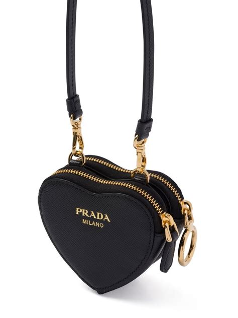 prada detachable saffiano zipped mini pouch|Prada saffiano handbags.